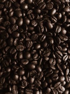 unprocessed coffee beans