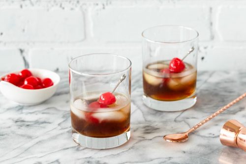 black russian coffee cocktail
