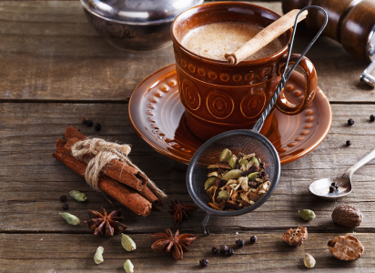 chai with herbs