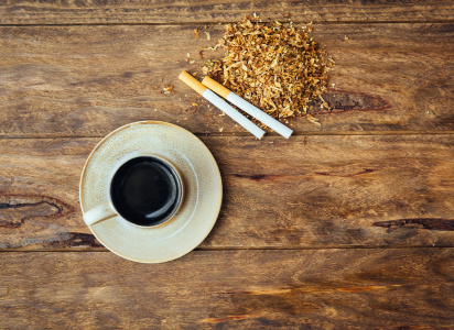 the association between coffee and cigarettes